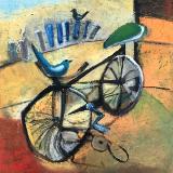 Broken Bicycle  18"x18" giclee