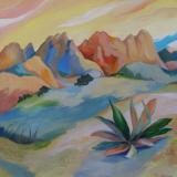 The Organ Mountains   12"x12" giclee